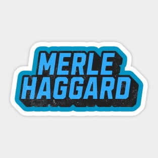 Merle Under Blue Sticker